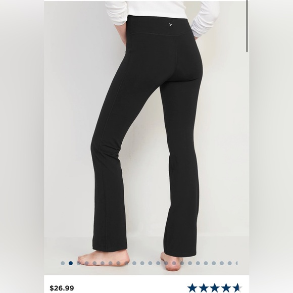 SOLD Old Navy Women’s Black Slim Bootcut Extra High-Waisted Leggings Size XS - Picture 2 of 7